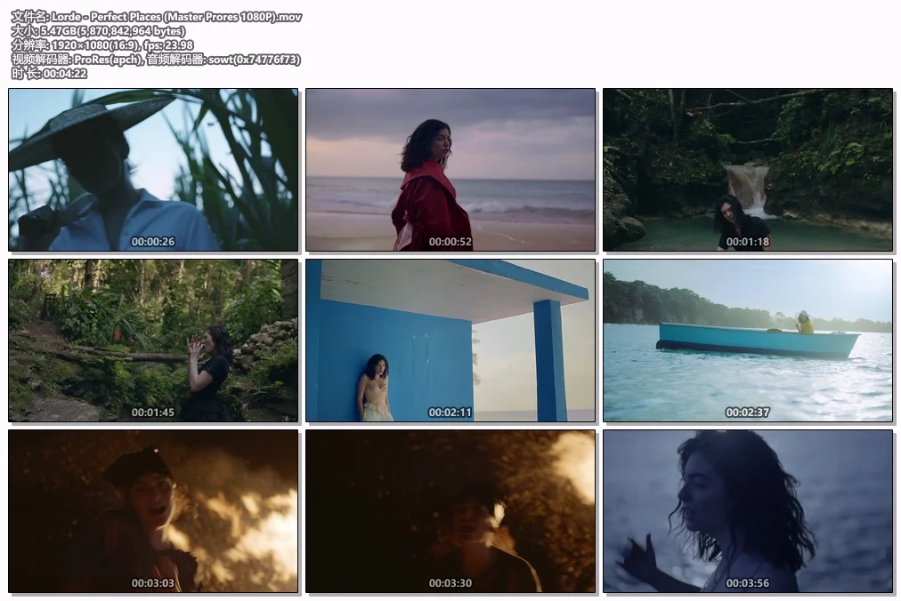 图片[2]-洛德 Lorde – Perfect Places [STR外挂中英字幕1080P] [ProRes MOV 5.47GB]-蓝光演唱会资源网