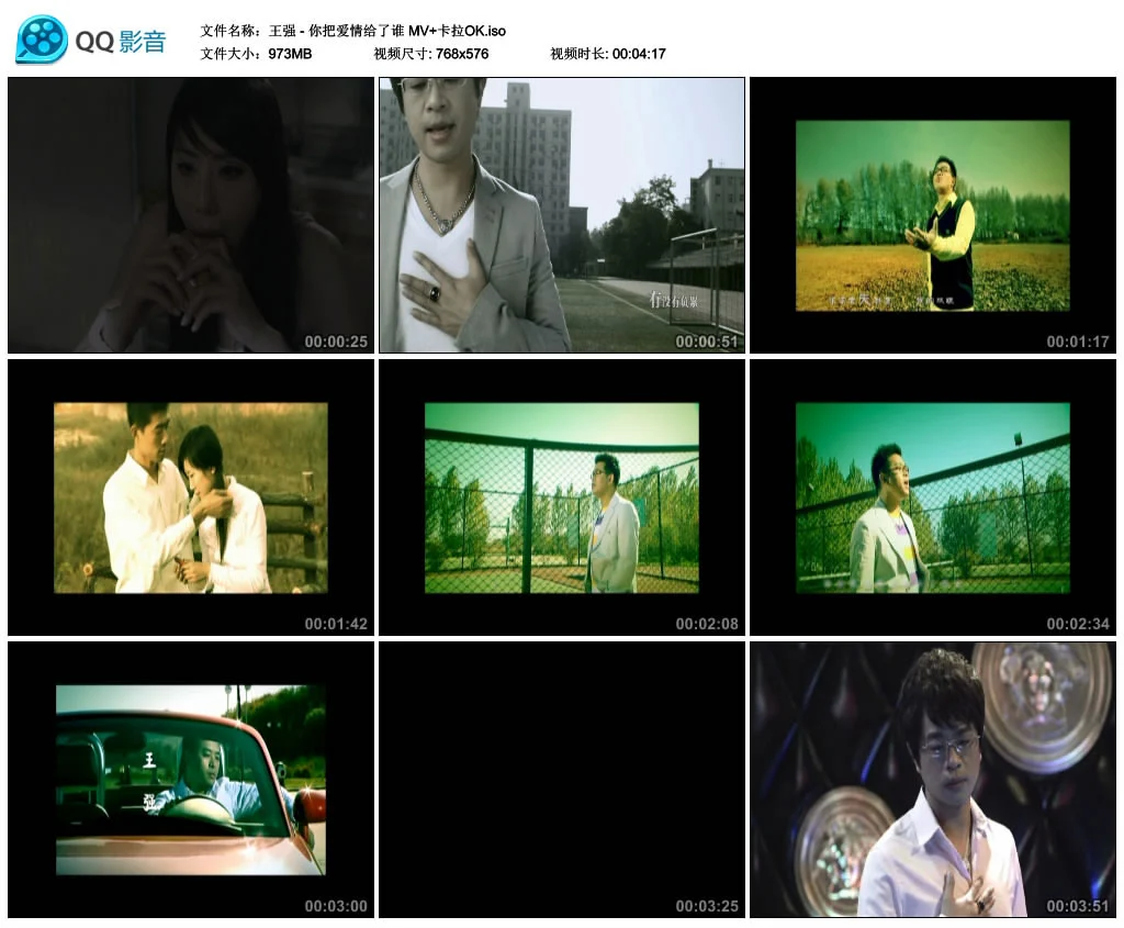 图片[2]-王强 – 你把爱情给了谁 MV+卡拉OK [DVD ISO 973MB]-蓝光演唱会资源网