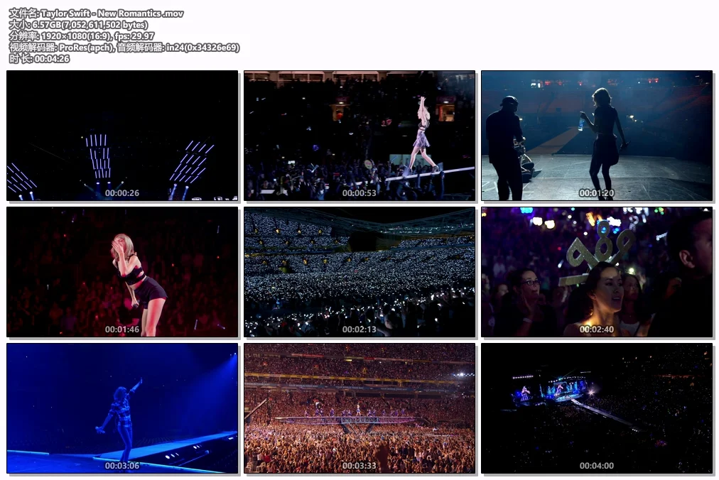 图片[2]-泰勒.斯威夫特 Taylor Swift – New Romantics 1080P [ProRes MOV 6.57GB]-蓝光演唱会资源网