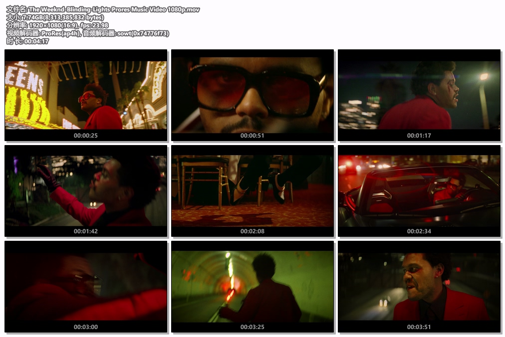 图片[2]-The Weeknd – Blinding Lights 1080P [ProRes MOV 7.74GB]-蓝光演唱会资源网