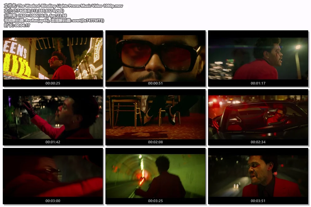 图片[2]-The Weeknd – Blinding Lights 1080P [ProRes MOV 7.74GB]-蓝光演唱会资源网
