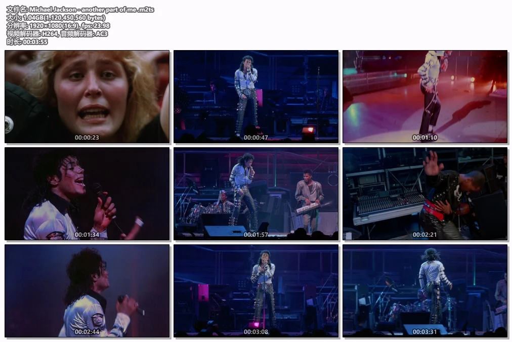 图片[2]-迈克尔·杰克逊 Michael Jackson – another part of me [官方修复版 外挂中文字幕] [Master M2TS 1.04GB]-蓝光演唱会资源网