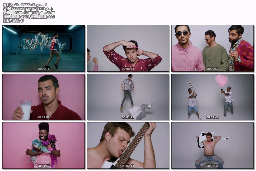 图片[2]-Charli XCX – Boys 1080P [WEB-DL MP4 323.5MB]-蓝光演唱会资源网