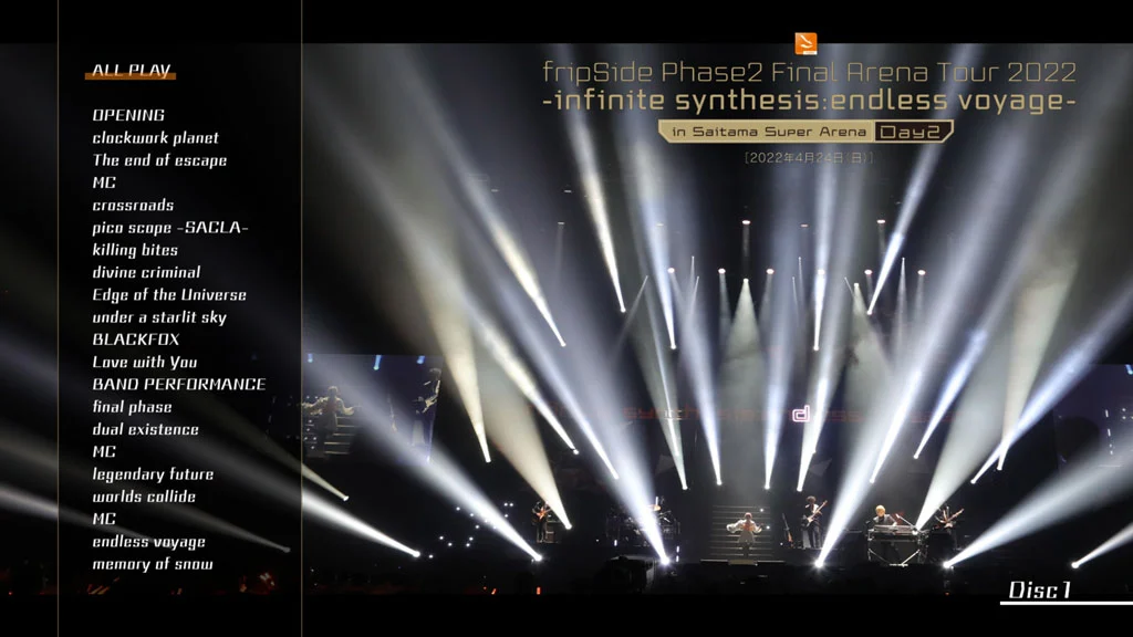 图片[2]-fripSide Phase2 Final Arena Tour 2022 -infinite synthesis：endless voyage-in Saitama Super Arena Day2 [BDISO 2BD 61.8GB]-蓝光演唱会资源网