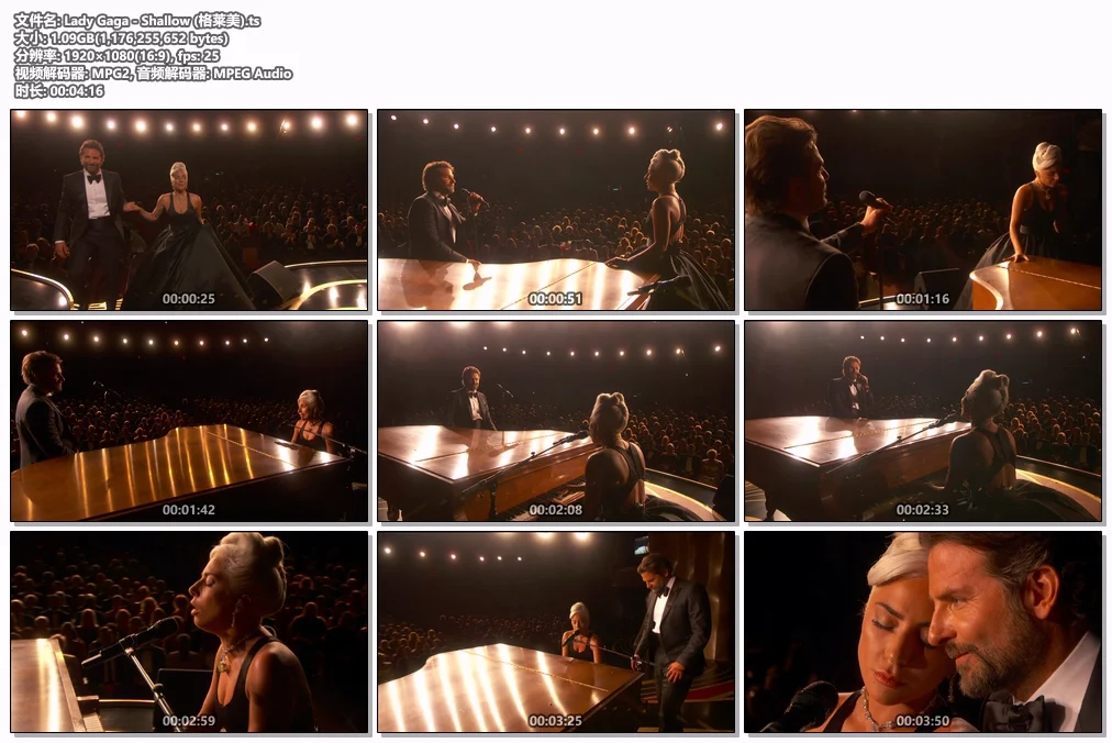 图片[2]-女神卡卡 Lady Gaga – Shallow [奥斯卡现场版] [HDTV TS 1.09GB]-蓝光演唱会资源网