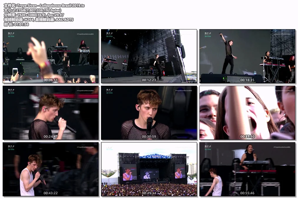 图片[5]-特洛伊·希文 Troye Sivan – Lollapalooza Brazil 2019 [画质一般] [HDTV TS 7.27GB]-蓝光演唱会资源网