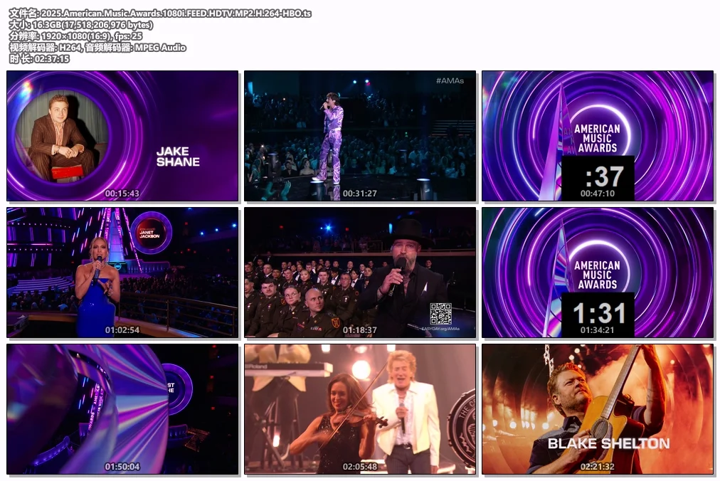 图片[5]-第51届全美音乐奖 2025 American Music Awards 1080i FEED HDTV MP2 H 264-HBO [HDTV TS 16.3GB]-蓝光演唱会资源网