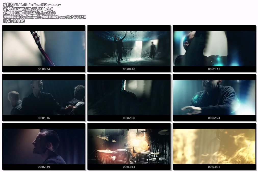 图片[2]-林肯公园 Linkin Park – Burn It Down 1080P [ProRes MOV 4.87GB]-蓝光演唱会资源网