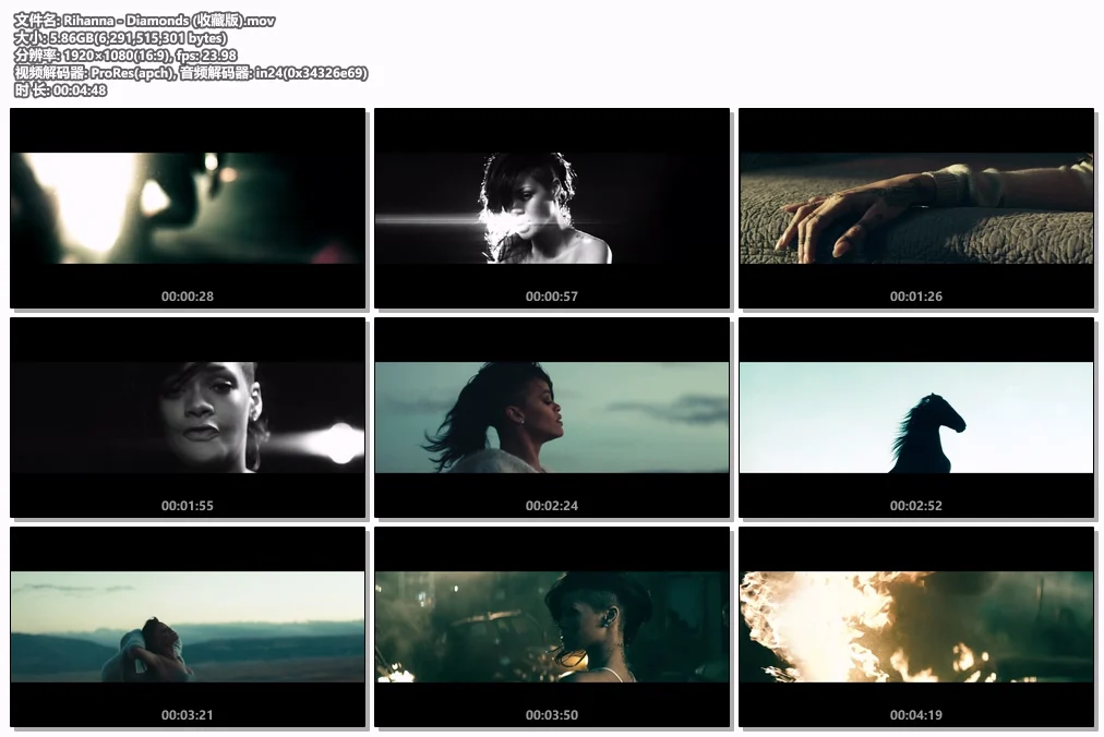 图片[2]-蕾哈娜 Rihanna – Diamonds 1080P [ProRes MOV 5.86GB]-蓝光演唱会资源网