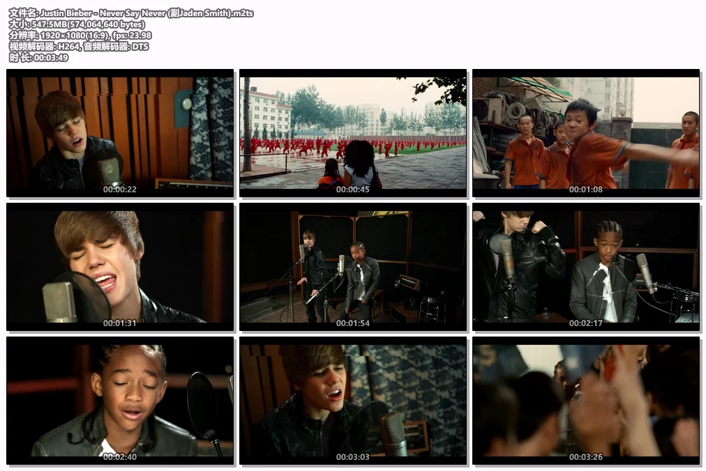 图片[2]-贾斯汀·比伯 Justin Bieber – Never Say Never [Masete M2TS 547.5MB]-蓝光演唱会资源网