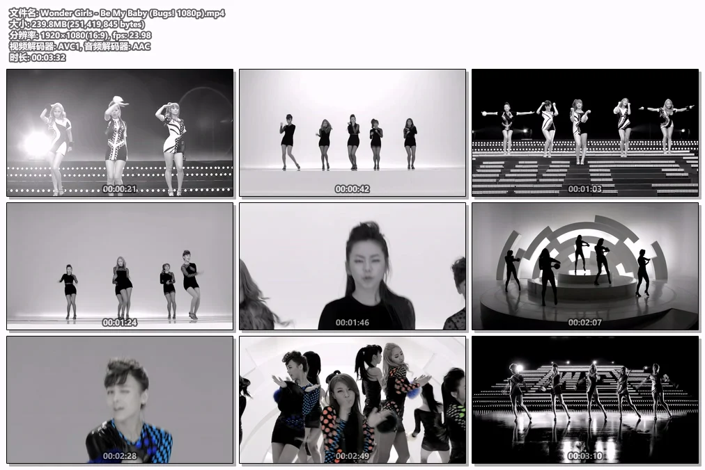 图片[2]-Wonder Girls – Be My Baby 1080p [Bugs MP4 239MB]-蓝光演唱会资源网