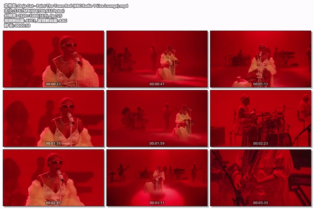 图片[2]-Doja Cat – Paint The Town Red (BBC Radio 1 Live Lounge) 1080P [WEB-DL MP4 576.7MB]-蓝光演唱会资源网