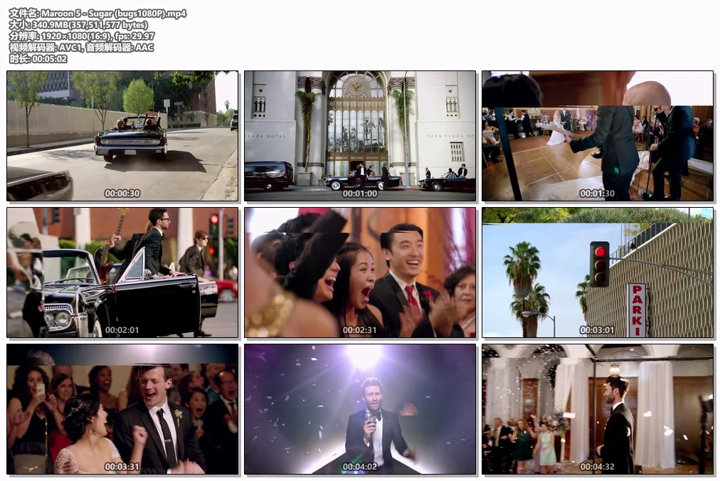 图片[2]-魔力红 Maroon 5 – Sugar 1080P [Bugs MP4 340.9MB]-蓝光演唱会资源网