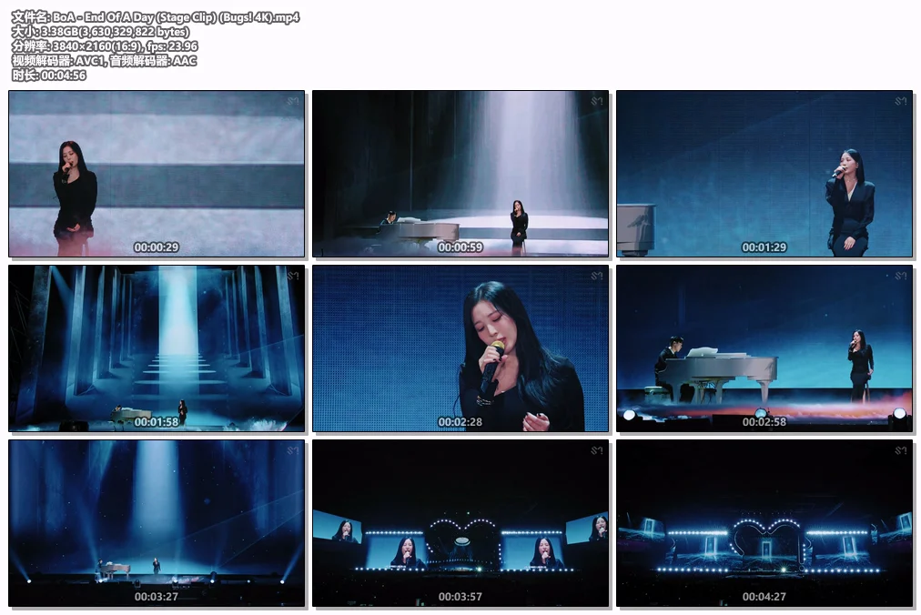 图片[2]-[演唱会] BoA – End Of A Day 舞台剪辑珍藏版 [2160P 4K UHD][Bugs! MP4 3.38GB]-蓝光演唱会资源网
