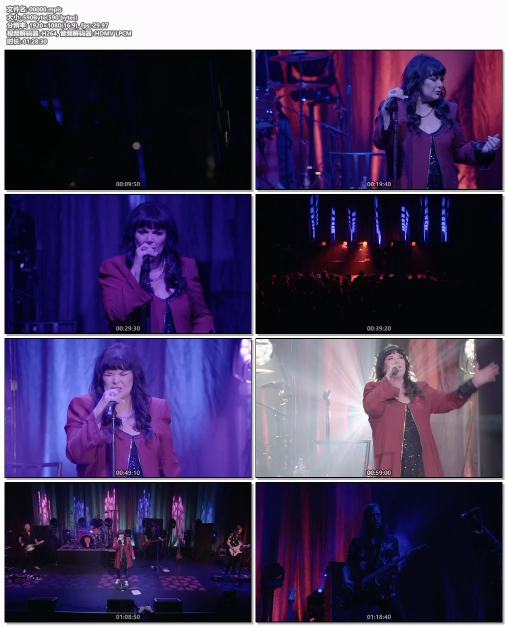 图片[6]-[演唱会珍藏版] Ann Wilson & Tripsitter 2023现场音乐会 [BDMV 1080i 13.3GB蓝光原盘]-蓝光演唱会资源网